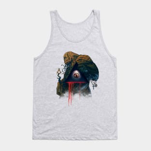 The Eye of Providence and Reptilian humanoid Tank Top